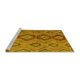 thumbnail image 2 of Ahgly Company Machine Washable Indoor Rectangle Southwestern Yellow Country Area Rugs, 4' x 6', 2 of 4