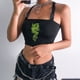 thumbnail image 5 of Women Tank Top Sexy Reflective Bralet Buckle Tube Top Vest Cami Buy 2 Save 10%, 5 of 5