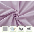 thumbnail image 4 of Lavender Sheets Set 4 Piece, Hotel Luxury Super Soft 1800 Series Microfiber Queen Bed Sheets Set-Wrinkle Free & Breathable-14" Deep Pocket Sheets for Queen Size Bed(Queen,Lavender), 4 of 14