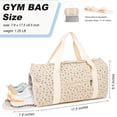 thumbnail image 3 of Bolsa de lona BTOOP para gimnasio, deportes, mujeres y niñas, viajes, fines de semana, 3 of 9