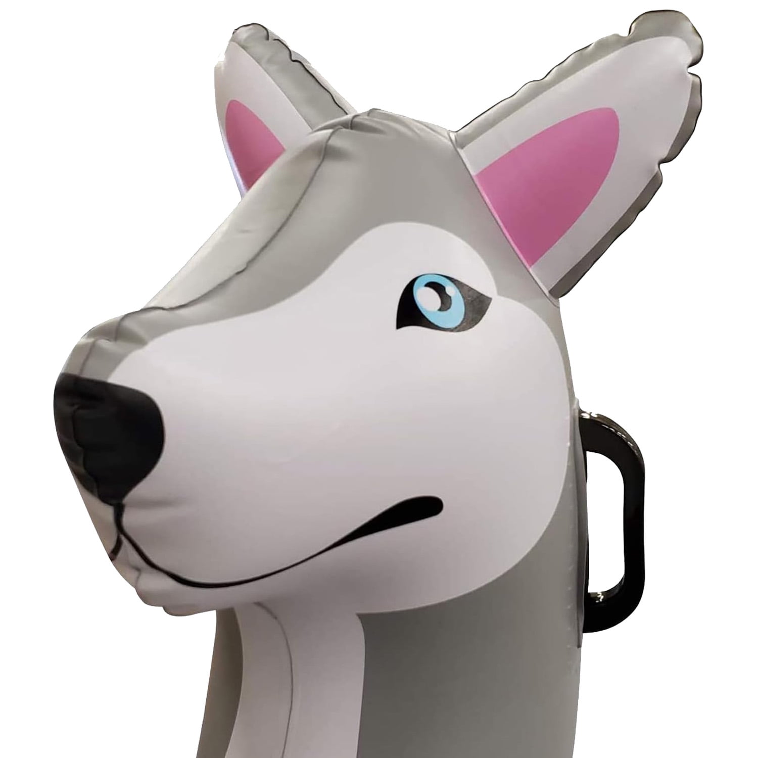 Sled Husky Snow Tube Inflatable 38 inches Long One Person snow and water Rider for Kids by Jet Creations FUN-HUSKYM