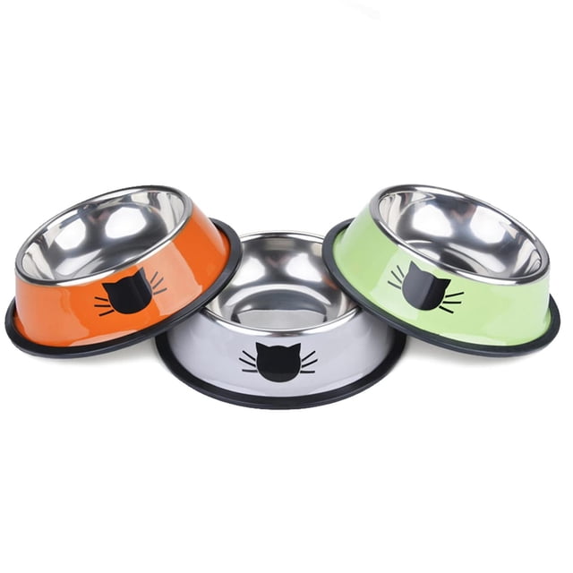 Tazones para Gato Legendog Acero Inoxidable Antideslizante Set de 3