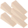 thumbnail image 4 of topes de puerta de madera resistente, prácticos topes triangulares, topes de madera de alta resistencia para puertas, soportes para puertas en forma de cuña para uso doméstico y comercial. Tamaño S., 4 of 8