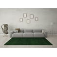 thumbnail image 3 of Ahgly Company Indoor Round Abstract Emerald Green Modern Area Rugs, 4' Round, 3 of 4