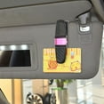 thumbnail image 6 of Spencer 2 Pack Glasses Holders for Car Sun Visor, Sunglasses Eyeglasses Mount with Ticket Card Clip (Rose Red), 6 of 12