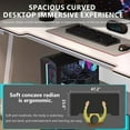 thumbnail image 2 of WXJHL Gaming Desk Computer Writing Table Student Art Modren Simple Style PC Wood Suitable Portable Desk for Home, Office,Bedroom（31.4''*19.6''White）, 2 of 5
