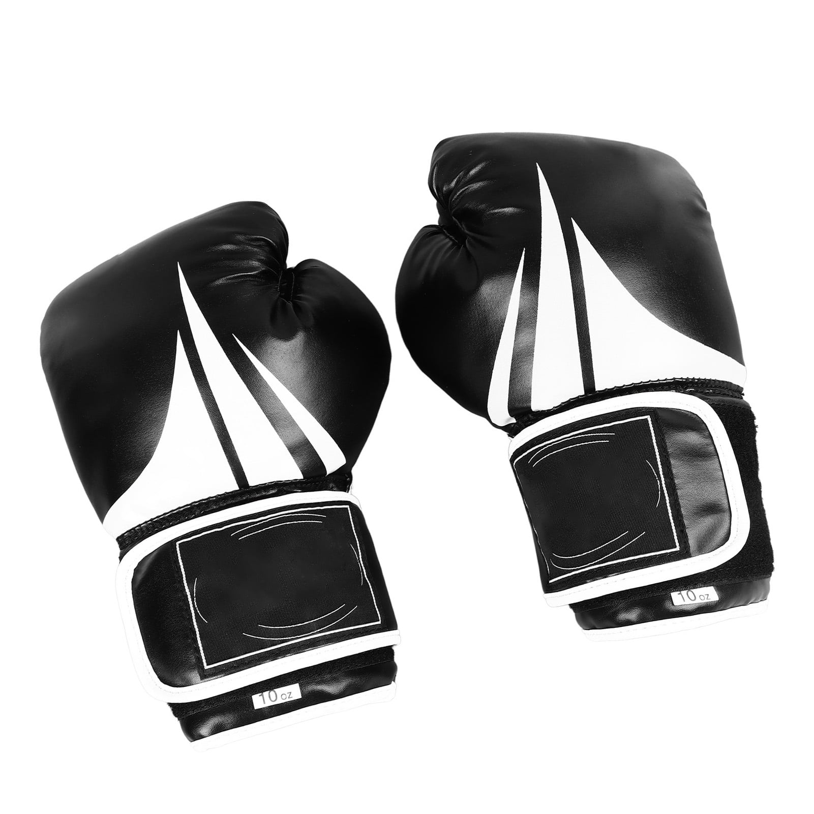 Suodoka 10oz Boxing Training Gloves for Men Women, Professional Heavy Bag Workout Sparring MMA Fighting Taekwondo Kickboxing Gloves, Black (10 Ounces / 283 Grams)