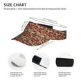 thumbnail image 2 of KLL Sport Sun Visor Hats Ball Caps Empty Top Baseball Sun Cap for Men Women-Red Houses, 2 of 6