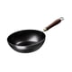 thumbnail image 3 of Sartén pequeña para wok, sartén para freír, sartén de cocina tradicional resistente, utensilios de cocina de hierro multiusos martillados para cocina 24 cm, 3 of 8