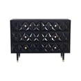 thumbnail image 2 of Linon Ginzel Mid-Century Modern 6-Drawer Dresser, Black, 2 of 8