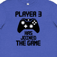 thumbnail image 4 of Inktastic Player 3 Has Joined the Game Youth T-Shirt, 4 of 5