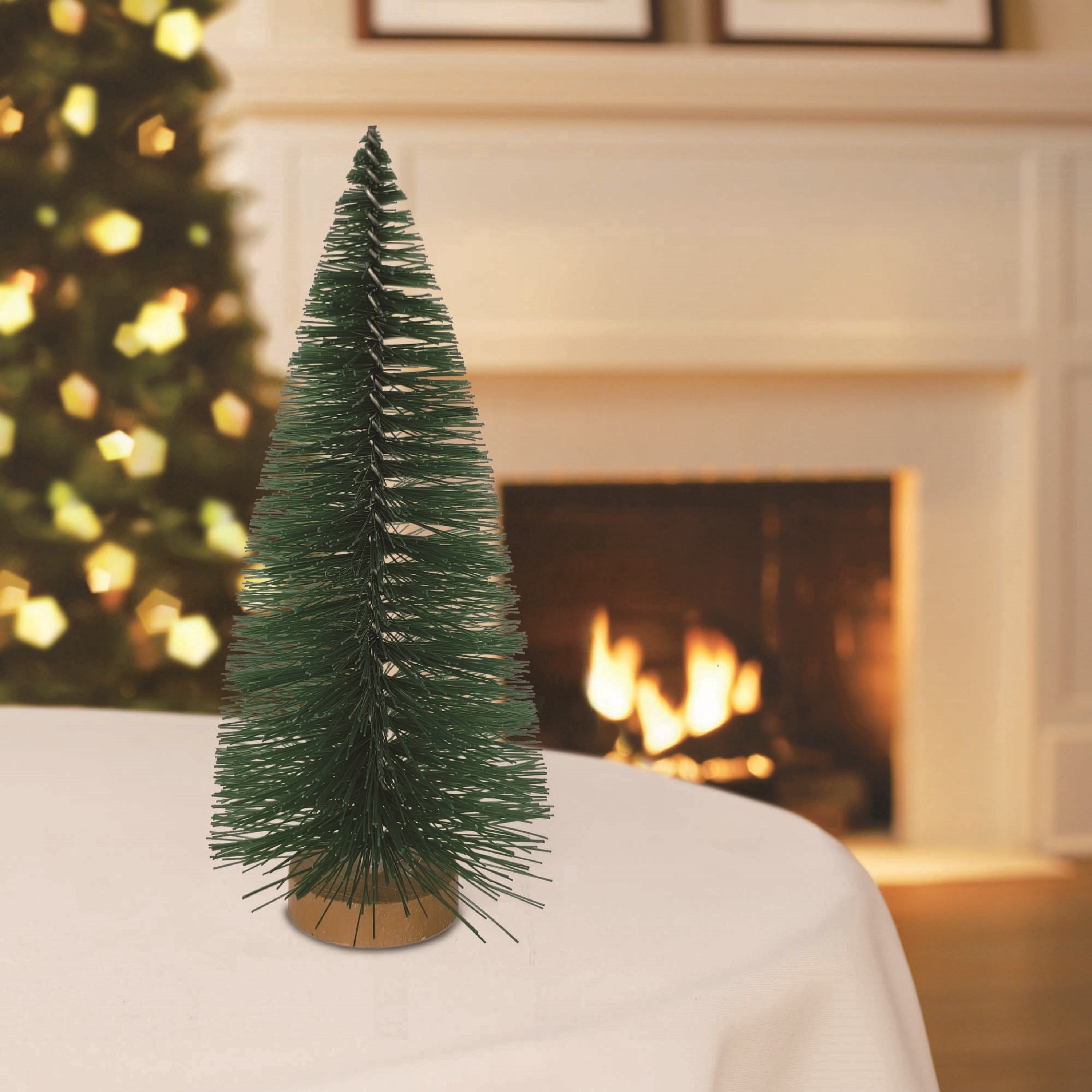 Christmas Village Pine Tree, Green, 6", by Holiday Time
