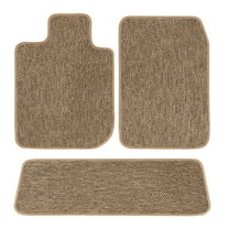 GGBAILEY Ram Chassis 3500 (4 Door) Beige All-Weather Textile™ Car Mats, Custom Fit for 2011, 2012, 2013, 2014, 2015, 2016, 2017, 2018 - Driver, Passenger & Rear Carpet Car Mat