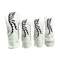 thumbnail image 4 of harper 4 Pieces Wood Golf Head Covers Set, Golf Wood Club Headcovers, Waterproof Putter White, 4 of 10