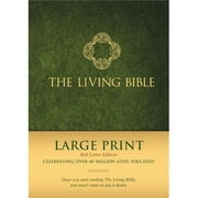 Tyndale House Publishers  TLB Living Bible - Large Print, Red Letter Hardcover