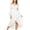 White, variant on Halloween Dress Womens Flowy Gothic Medieval Renaissance Outfits Off Shoulder Ruffled Long Sleeve High Low Dresses (XL, Wine)