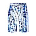 thumbnail image 4 of Aobny Shorts Beach Board Graphic Pants Big & Tall High Waisted Baggy Mens Casual Shorts,Blue,XXL, 4 of 5