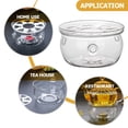thumbnail image 4 of Teapot Warmer With Candle Roaster Living Candle Warming Inch Oil Included Base Not Essential Decorative Melt Glass Household Heating Holder With Kettle Teapot Clear Warmer Teapots Tealight, 4 of 8
