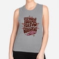 thumbnail image 2 of The World Needs More Cowgirls Women's Muscle Tank 2X-Large Heather Grey, 2 of 5