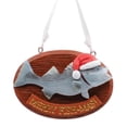 thumbnail image 1 of Hallmark 9468034 Joyeux Poisson-Mas Résine Ornement de Noël - Multicolore, 1 of 1