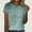Green, variant on Uaswgudfs Trendy Summer Tees for Women Gradient Color Short Sleeve Tops, Crew Neck Lightweight Pullover, Loose Dressy Casual Blouse (Basic Clothes)