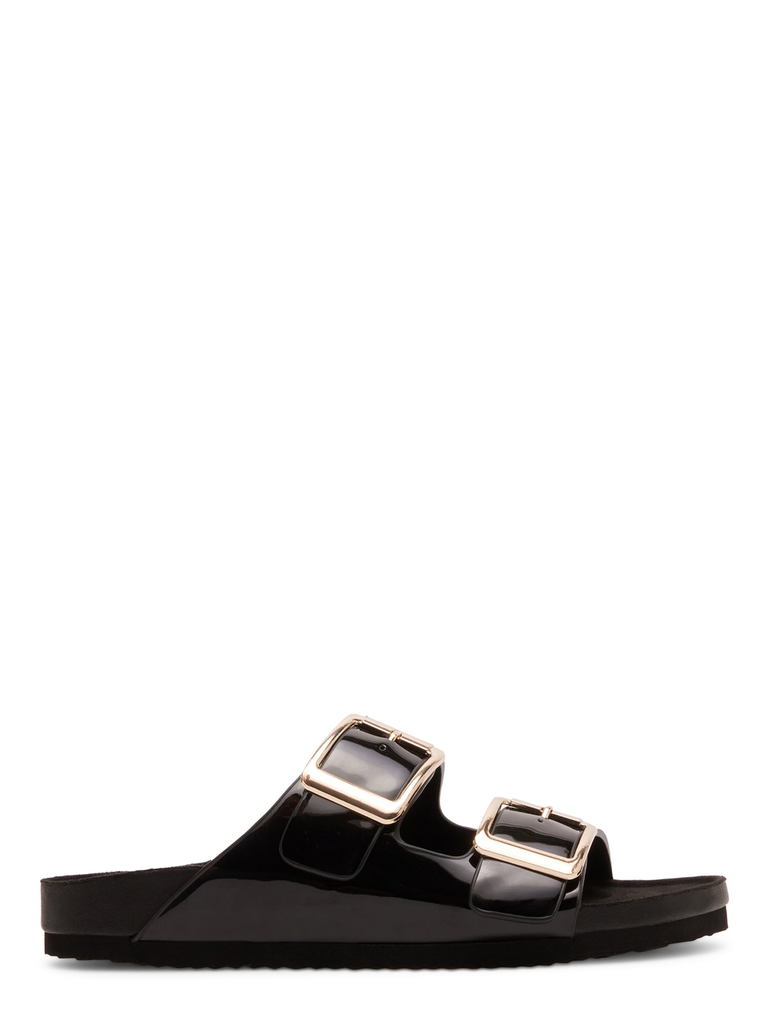 Madden Girl Women's Bodie Two Strap Footbed Sandals