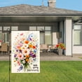thumbnail image 3 of Amhnf Spring Floral Garden Flag Hello Spring Design For Home Outdoor Garden Yard Decor 12x18 inch, 3 of 5