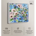thumbnail image 2 of Summer Feelings Canvas Light Colors Flower Art Prints by Art Remedy, White Frame, 16" x 16", 2 of 7