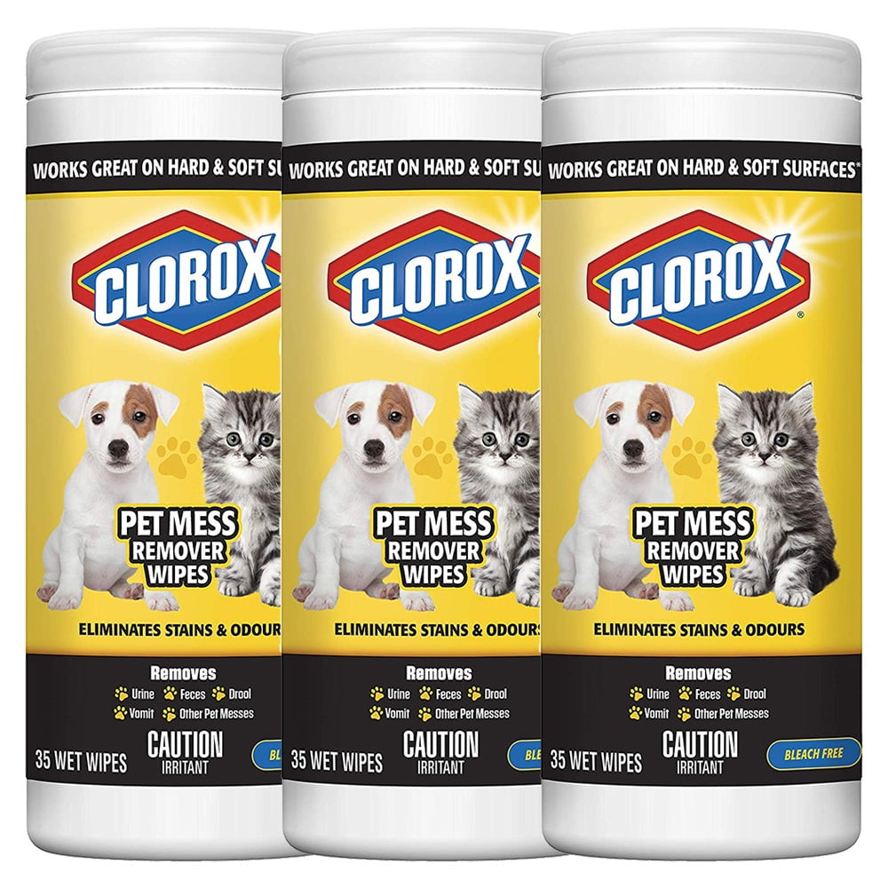 Clorox Pet Mess Remover Wipes, 35 Count (Pack of 3) Walmart Canada