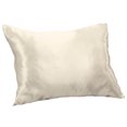 thumbnail image 4 of Satin Pillowcase, Queen, Ivory, 4 of 5