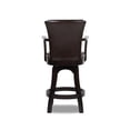 thumbnail image 7 of 27in Vintage Brown Faux Leather - 360 Degree Swivel & High Backrest Support - Counter and Bar Table Use / Enjoy a Luxurious Sitting Experience, 7 of 7