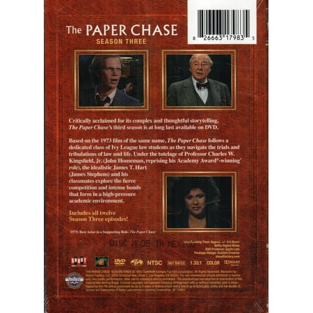 The Paper Chase: Season Three (DVD), Shout Factory, Drama