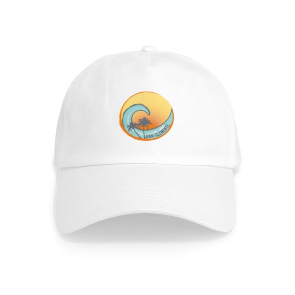 CafePress - San Clemente Sunset Crest Cap - Adjustable 100% Brushed Unisex Casual Cotton Baseball Cap, Beige, 1