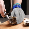 thumbnail image 4 of Guantes resistentes a los cortes de cocina TANGJMXG guantes de cadena nivel 5 de protección, 4 of 4