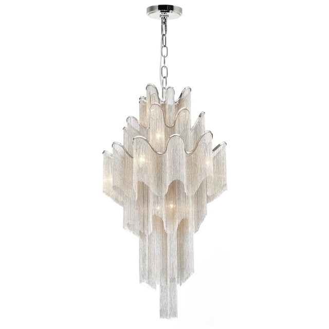 CWI Lighting Daisy 17 Lustre Lumineux avec Finition Chromée