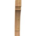 thumbnail image 2 of 5 1/2"W x 32"D x 36"H Merced Smooth Knee Brace, Western Red Cedar, 2 of 4