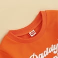 thumbnail image 4 of Okbabeha Toddler Baby Girl Thanksgiving Clothes Letter Print Crewneck Sweatshirt Tops Pumpkin Pie Flare Pants Cute Outfit, 4 of 7