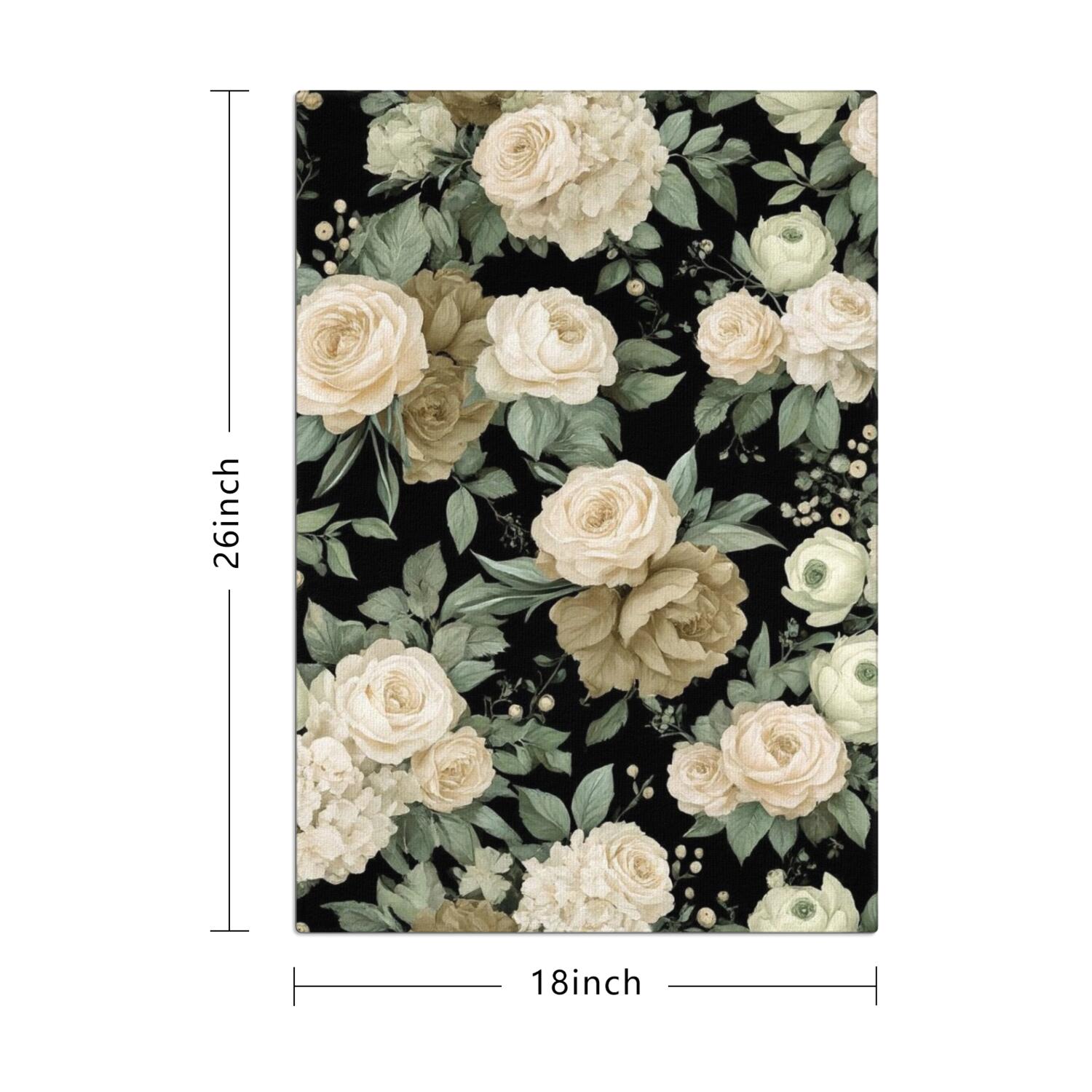 4 Pcs Funny Kitchen Towels,Pioneer Flower Microfiber Dish Towels,Kitchen Tea Towels,Kitchen Towel Set (18" X 26")