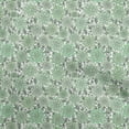 thumbnail image 1 of oneOone Tissu Polyester Spandex Vert Mer Floral Rétro Matériel de Robe Tissu Imprimé Tissu au Mètre 56 Pouces de Large, 1 of 5