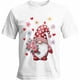 thumbnail image 1 of Mens T Shirts Valentine's Day Gnome Flower Short Sleeve Casual Men's Tee Tops Graphic T-Shirts for Teen Boys/Men, 1 of 8