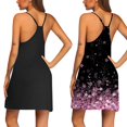 thumbnail image 2 of Ekouaer 2 Pack Nightgowns for Women Sleeveless Nighties Spaghetti Strap Sleepwear Ladies Gown Sexy Racerback Sleep Dress, 2 of 6