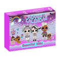 thumbnail image 1 of Conjunto de calendario de adviento sorpresa del día con muñeca de edición limitada, 24 sorpresas, incluye trajes para niñas, regalo de Navidad, 1 of 4