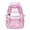 1-Pink, variant on Clear Backpack Shoulder Bag Stadium Approved and for Outdoor Event Concerts and Sport Activities Clear Gift Bags