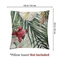 thumbnail image 4 of BANET Abstract Throw Pillow Covers, Flower Decorative Pillow Covers Digital Printing Blended Fabric for Couch Sofa Bed Invisible Zipper Pillow Cases Set of 2 22x22in, 4 of 7