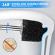 thumbnail image 3 of Juego de 2 escobillas de baño Wsedor 304 de acero inoxidable con soporte, 3 of 7