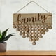 thumbnail image 2 of Tablero de la cuenta regresiva de madera Plata Calendario Natural Elegante ambiente cálido Decoración de la pared Artesanía para la boda Regalos de fiesta para el hogar JM01087 Inevent HA011602-01, 2 of 7