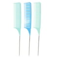 thumbnail image 1 of Foiling Comb, Convenient Practical Parting Comb Glossy Round Professional Reliable  For Individual Hairdressing For Salon For, 1 of 8