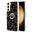 thumbnail image 2 of Funda para Samsung Galaxy S23+ 5g con galvanoplastia de doble cara IMD y soporte para anillo (sonrisa), 2 of 5