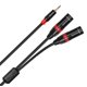 thumbnail image 2 of Cable Rannsgeer TRS estéreo de 3,5 mm a doble XLR macho, divisor en Y, 2 of 2