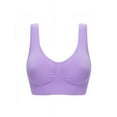 thumbnail image 4 of Women Plus Size Sports Bra Double Layer Seamless Workout Fitness Vest Yoga Bra, 4 of 6